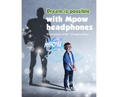 Mpow Che 1 Kids Wired Headset (Pink)