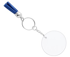 Acrylic Keychain with Tassles