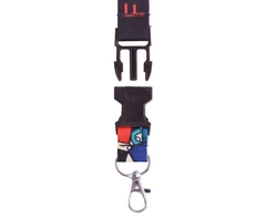 Sample-Lanyard Single Side Sub Buckle&LobsterRing