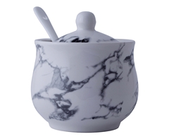 Marble Bamboo Canisters Set
