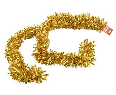 Metallic Silver Tinsel Garland