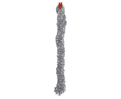 Metallic Silver Tinsel Garland