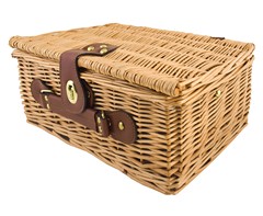 2-Person Rattan Picnic Basket - Small