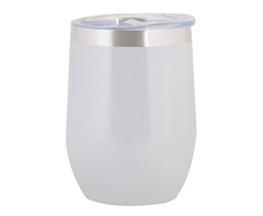 340ml Rainbow Glitter Wine/Coffee Tumbler