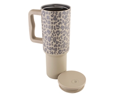 1200ml Leopard Print Travel Mug