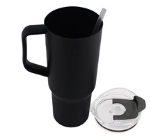 1200ml Sip-and-Go Plastic Tumbler
