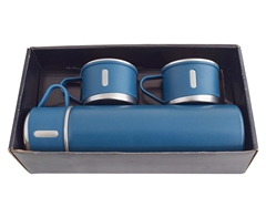 Vacuum Flask & Mini Mug Set