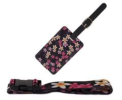 Floral Luggage Strap & Tag