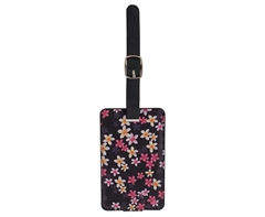 Floral Luggage Tag
