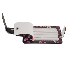 Floral Luggage Tag