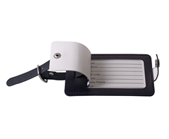 Checkered Luggage Tag