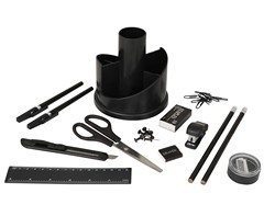 Rotating Desk Organiser with Stationery