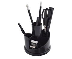 Rotating Desk Organiser with Stationery