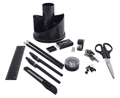 Rotating Desk Organiser with Stationery