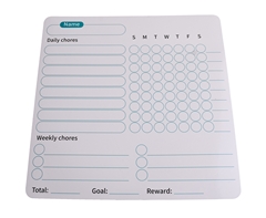 Fridge Magnet Chore Tracker & Reward Set