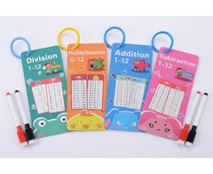4-Pack Arithmetic Flashcards Set
