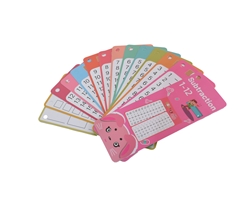 4-Pack Arithmetic Flashcards Set
