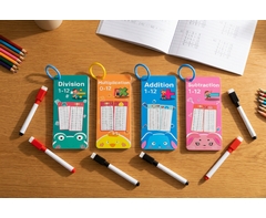4-Pack Arithmetic Flashcards Set