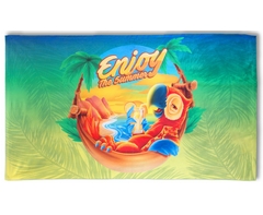 Smooth Custom Single-Sided Beach Towel - Large