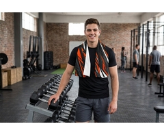 Smooth Custom Single-Sided Gym Towel