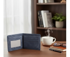 Urban Man Easton Cutout Detail PU Wallet